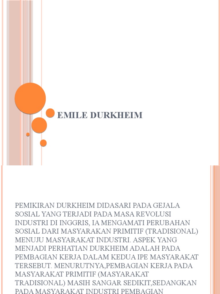 Tsk Emile Durkheim Pdf