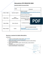 Agenda Cátedra Morazánica 3.