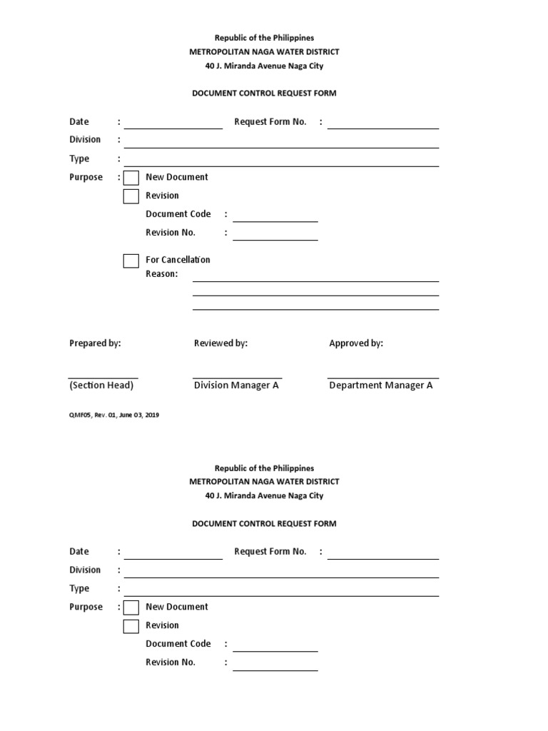 DOCUMENT CONTROL REQUEST FORM.xls