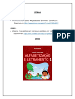 Vídeos e Livros Alfabetização e Letramento