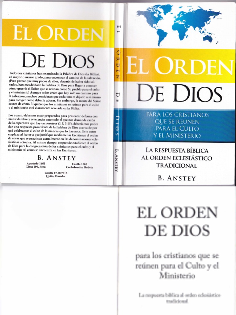 El Orden de Dios en la Iglesia | PDF | Biblia | Sacerdote