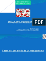 Clase Sobre Etapas Del Desarrollo de Un Medicamento