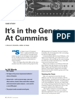 It's in The Genes at Cummins: Case Study