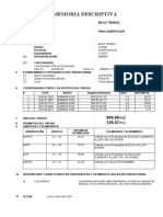 Memoria Descriptiva de Un Predio