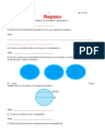 Repaso de conceptos básicos de geografía