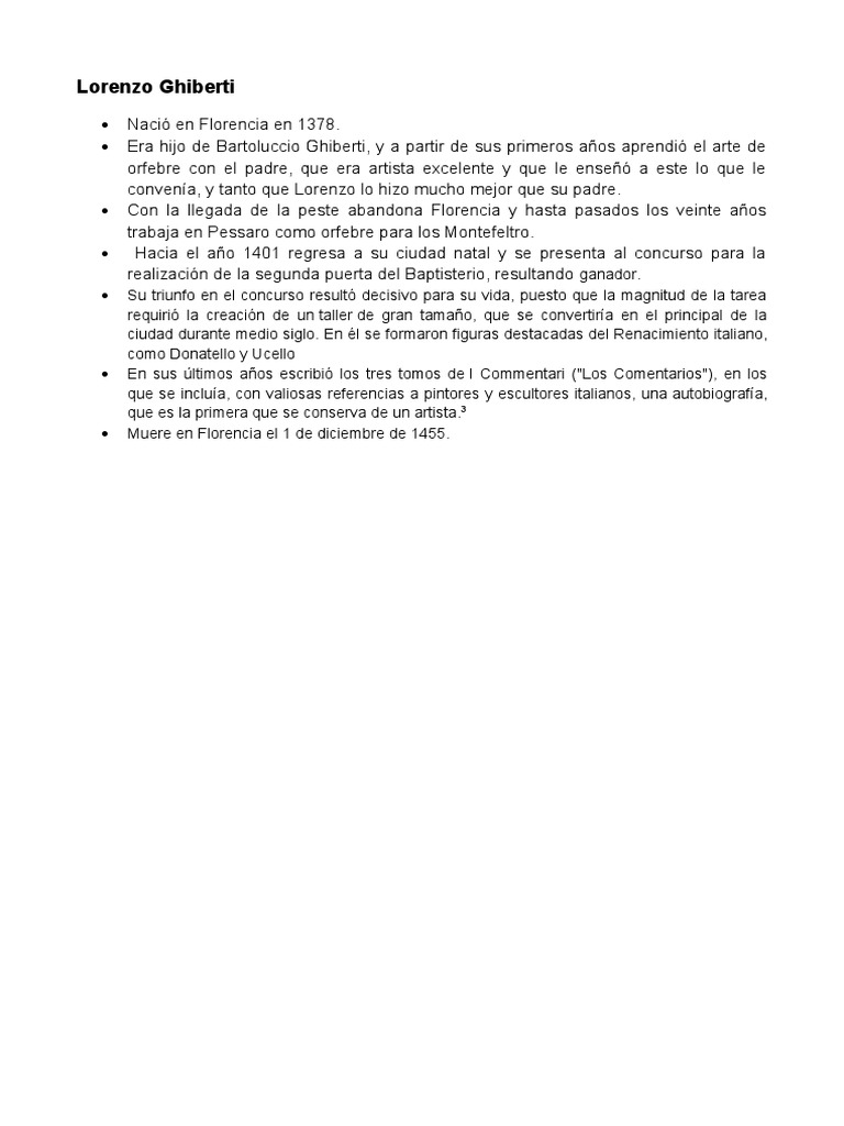Renacimiento - Quattrocento | PDF | Florencia | Pinturas