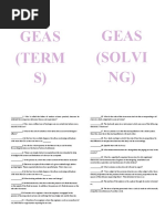 Geas (Term S) Geas (Solvi NG)