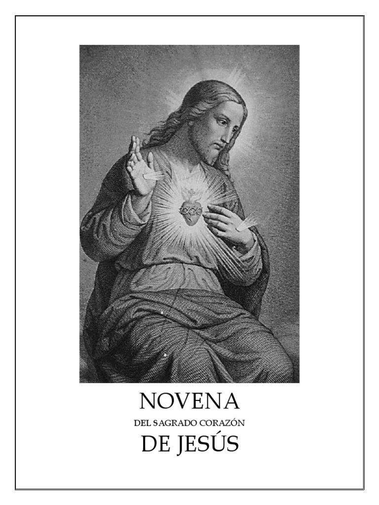 Novena al Sagrado Corazón de Jesús | PDF | Misericordia | Amor