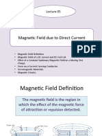 Magnetic Field Due To Direct Current