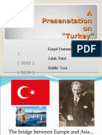 A Presenatation On "Turkey"