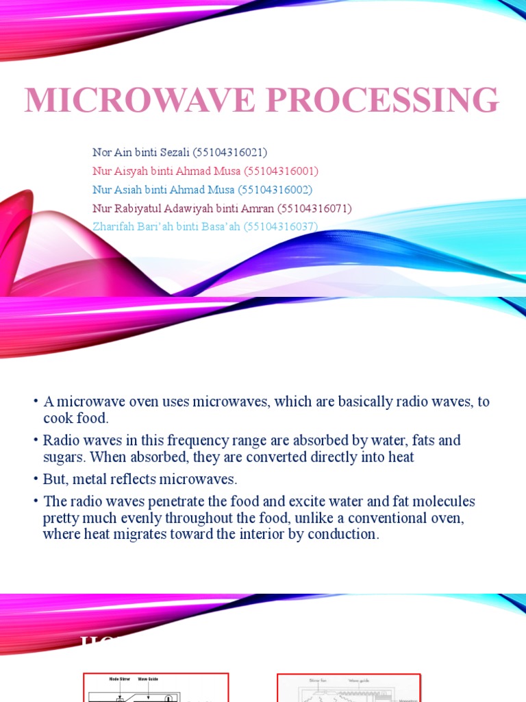 Microwave Processing in Food Technology | PDF | Foods | Food And Drink