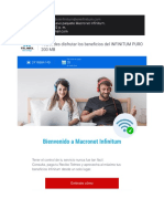 Bienvenido A Tu Nuevo Paquete Macronet Infinitum PDF