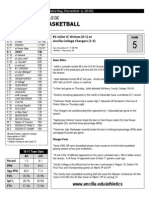 Joliet JC Game Notes - 12/4/10