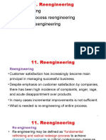 Reengineering - Business Process Reengineering - TQM and Reengineering