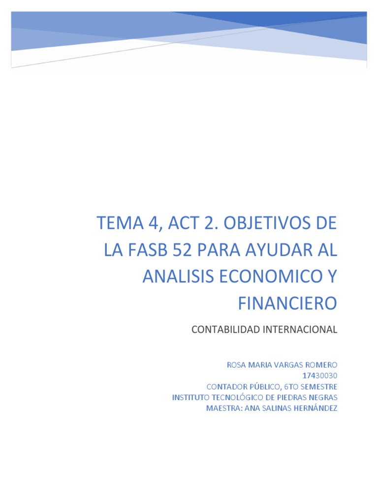 Contabilidad Internacional Tema 4 | PDF | Estado financiero | Contabilidad