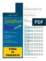 Jonathan D. Bean: Graphic Designer