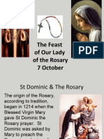 The Feast of Our Lady of The Rosary 7 October