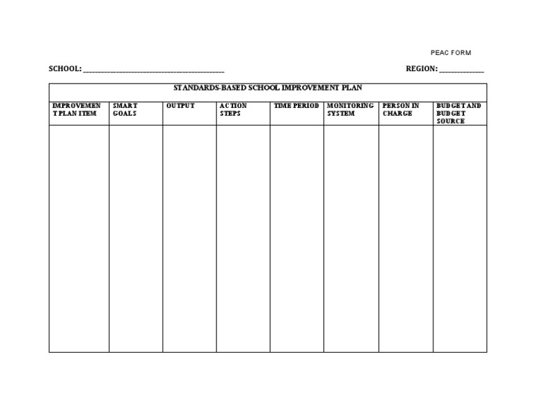 SSIP Blank Format | PDF