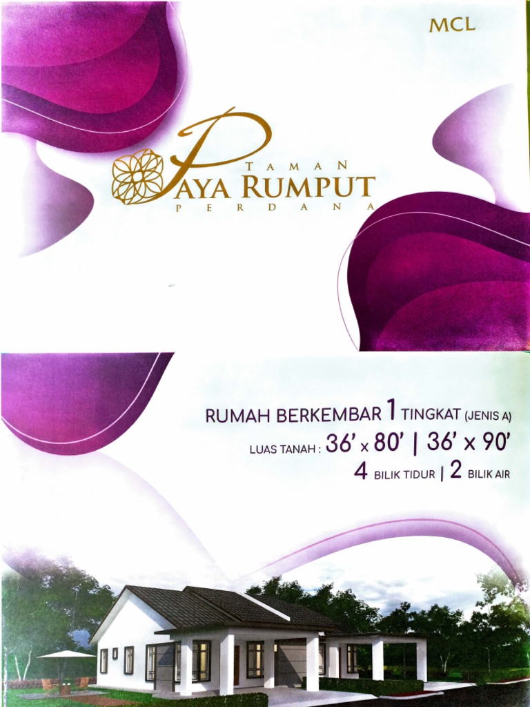 Pamphlet Taman Paya Rumput Perdana | PDF