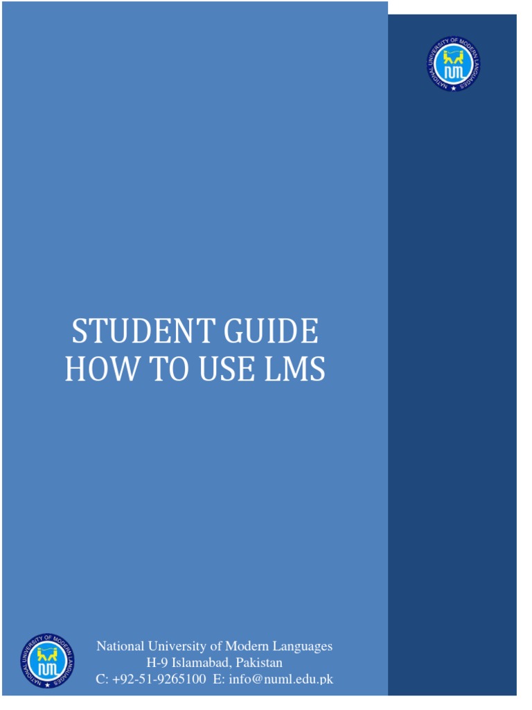 NUML LMS Student Login Guide | PDF | Password | Login