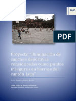 Proyecto Iluminacion de Canchas PDF