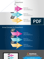 Arrow Concept For Powerpoint: Sample Text