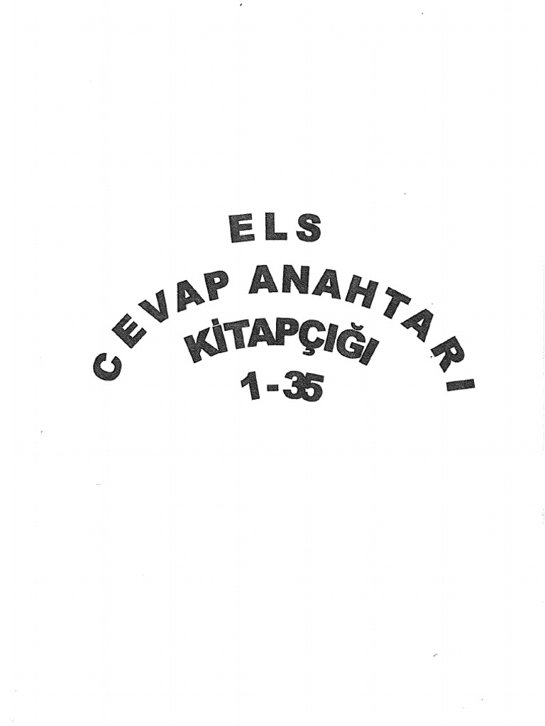 Els Ingilizce Hazirlik Dergisi 35 Sayi