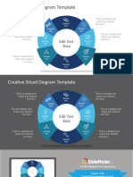 Creative Sliced Diagram Template: Edit Text Here