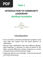 Community Development PDF Notes PDF | PDF | Community | Concept