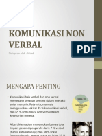 KOMUNIKASI NON VERBALMardi