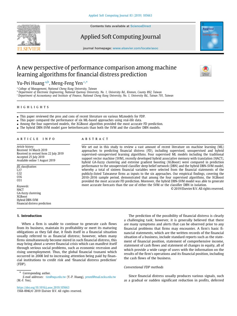 Applied Soft Computing Journal With Editor