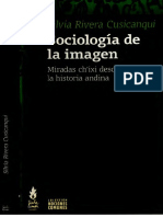 Sociología de La Imagen - Silvia Rivera Cusicanqui PDF