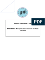 BSBHRM602 Student Assessment Tasks 22-01-18