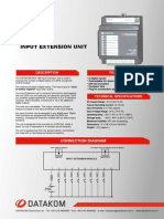 Input Extension Unit: Description Features