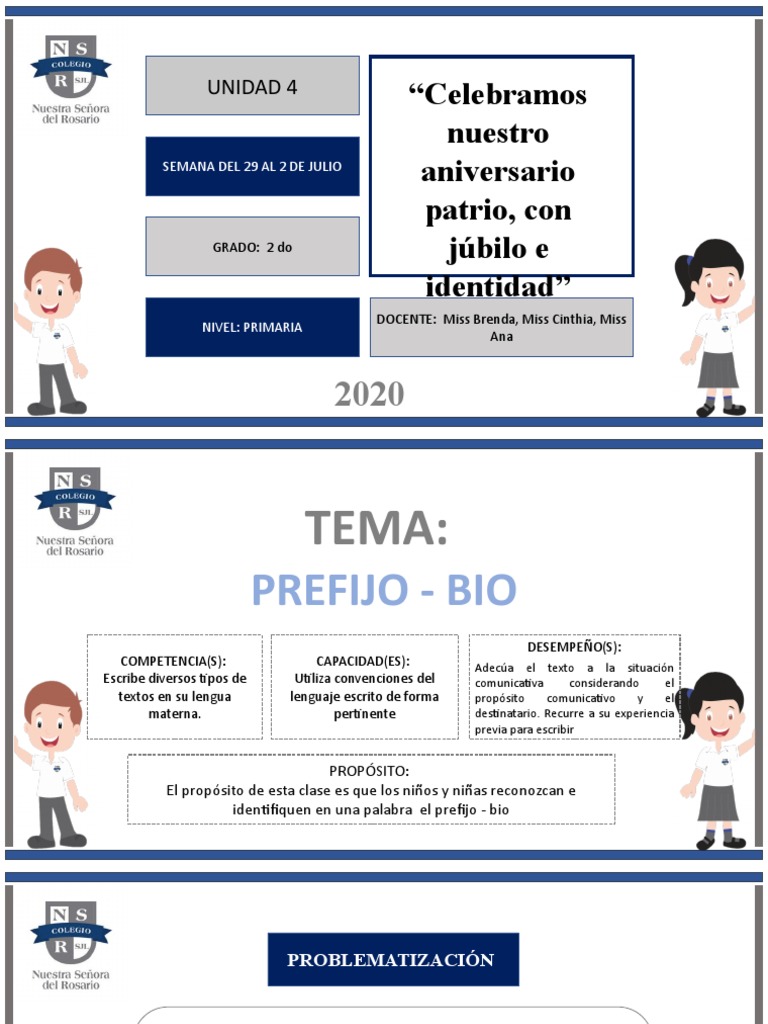 Actividades sobre el prefijo bio | PDF | Crecimiento personal y ...