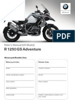 R 1250 GS Adventure: Rider's Manual (US Model)