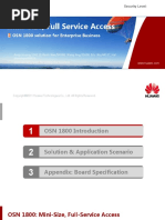 Huawei OSN1800 Tech-Level