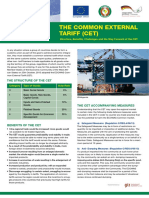 The Common External Tariff (Cet)