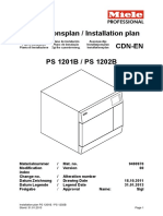 Installationsplan / Installation Plan Cdn-En PS 1201B / PS 1202B