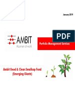 Ambit Good & Clean Smallcap Fund (Emerging Giants) : Portfolio Management Services