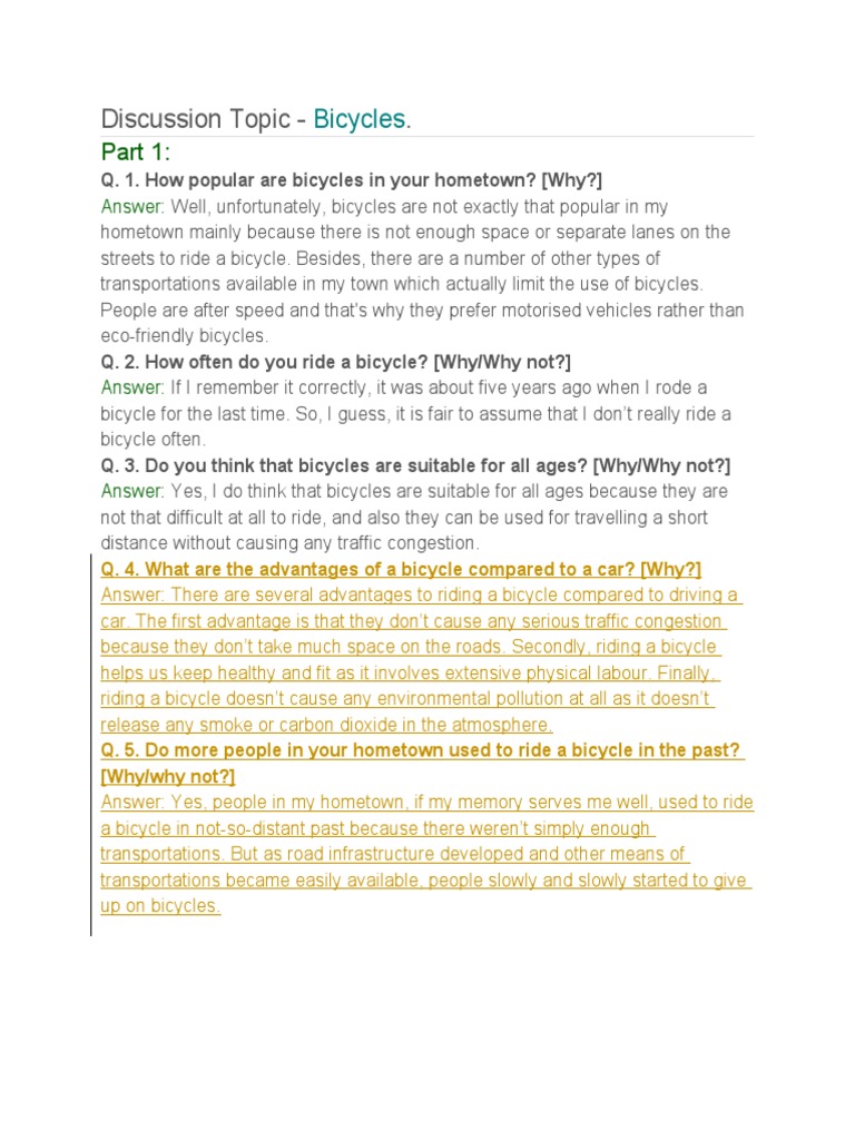 Discussion Topic - .: Bicycles | PDF | Art | Computers
