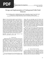 Design and Implementation of Underground Cable Fault Detector