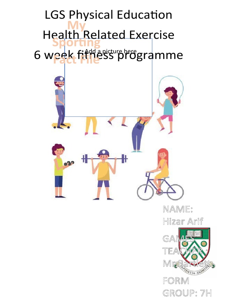 6 Week Fitness Programme COMPLETED | PDF | Physical Fitness | Aerobic ...