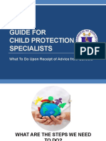 Module 4. Session 1. Activity 2. Guide For Child Protection Specialists in Handling Cases of Abuse and Violence in Schools Day1