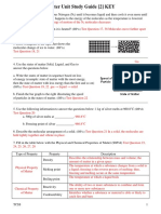 Matter Unit Study Guide (2) KEY: (S8P1c) (S8P1c)