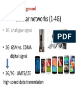 Cellular Network Evolution: 1G to 4G