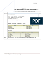 Develop A Query To Grant All Privileges of Employees Table Into Departments Table