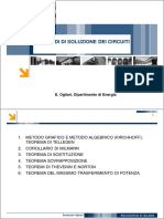 04 METODI DI SOLUZIONE DEI CIRCUITI - GRAFICO ALGEBRICO MILLMANN