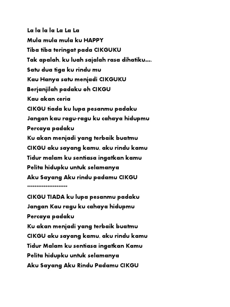 Lirik Lagu Hari Guru Pdf