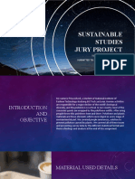 Sustainable Studies Jury Project: Submitted By-Priya Ghosh Submitted To - Mrs. Sashwati Sengupta